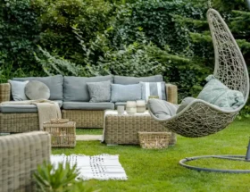 Des meubles de jardin