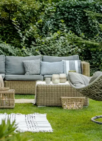 Des meubles de jardin