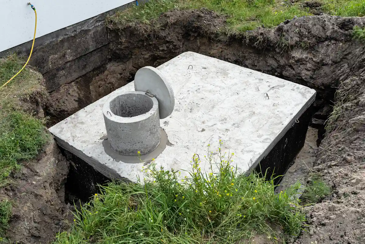 Fosse septique en béton